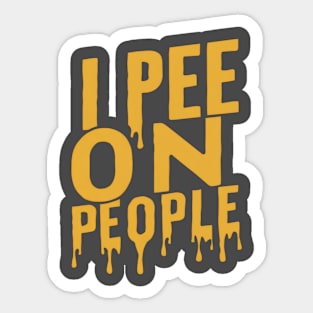 I Pee Sticker